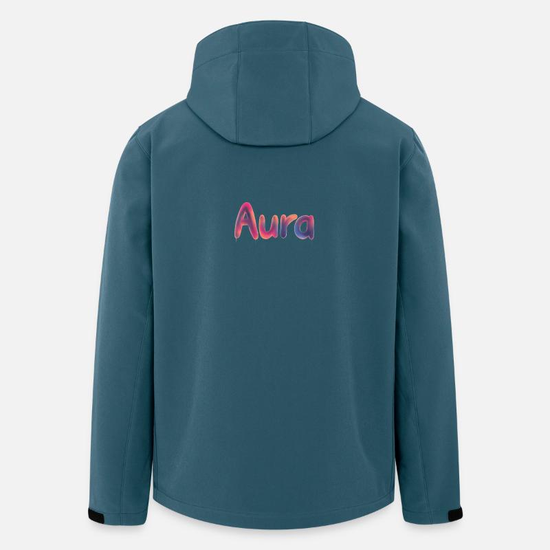 Aura - Recycelte Männer Softshell-Jacke von Stanley/Stella - Dunkles Petrol