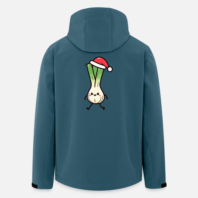 Linge de Noël de Saint-Nicolas - Veste softshell homme en polyester recyclé Stanley/Stella - bleu pétrole foncé
