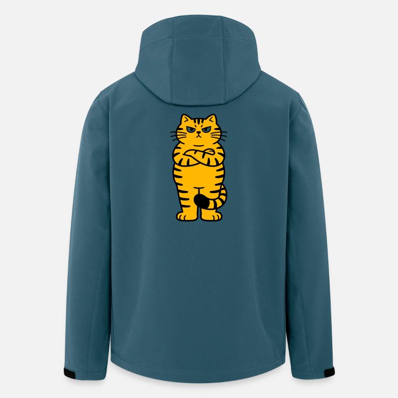 chagrijnige kat comic - Men’s Recycled Softshell Jacket by Stanley/Stella - stargazer