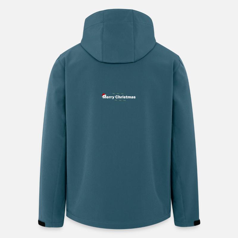 Merry Christmas – Festliches Design - Recycelte Männer Softshell-Jacke von Stanley/Stella - Dunkles Petrol