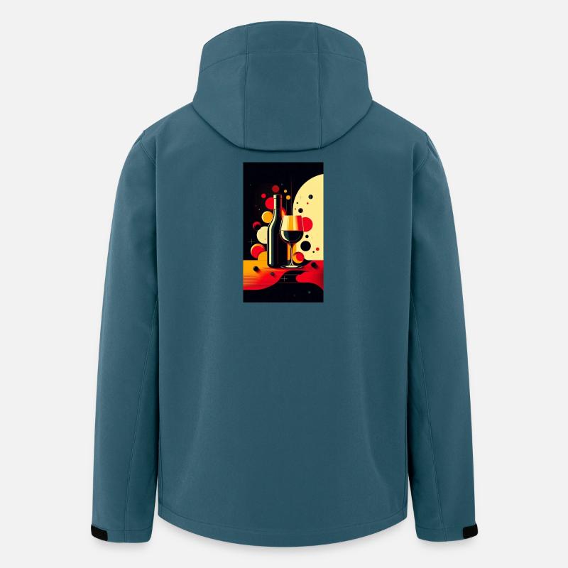 Wein 2 2 - Recycelte Männer Softshell-Jacke von Stanley/Stella - Dunkles Petrol