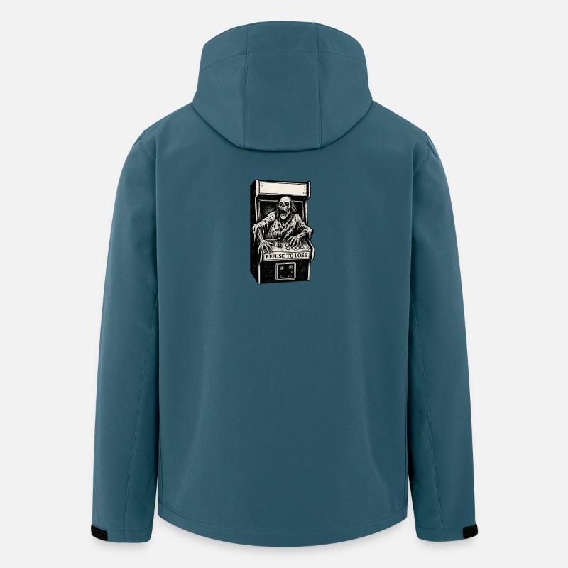 Arcade Squelette - Veste softshell homme en polyester recyclé Discoverer Stanley/Stella - bleu pétrole foncé