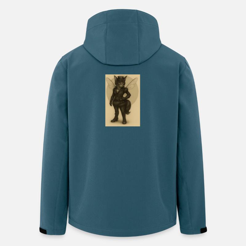 Lady Steamcat - Recycelte Männer Softshell-Jacke von Stanley/Stella - Dunkles Petrol