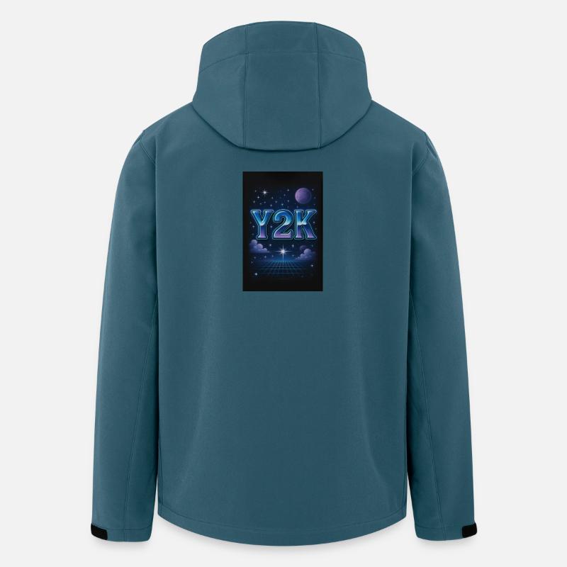 Y2K 2000er Trend - Recycelte Männer Softshell-Jacke von Stanley/Stella - Dunkles Petrol