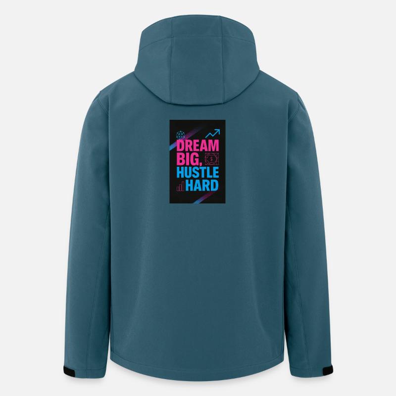 JensJensen - Recycelte Männer Softshell-Jacke von Stanley/Stella - Dunkles Petrol