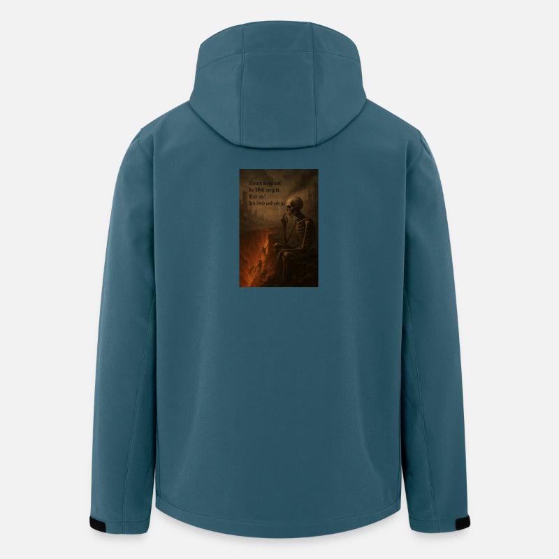 Die Welt vergeht - Recycelte Männer Softshell-Jacke von Stanley/Stella - Dunkles Petrol