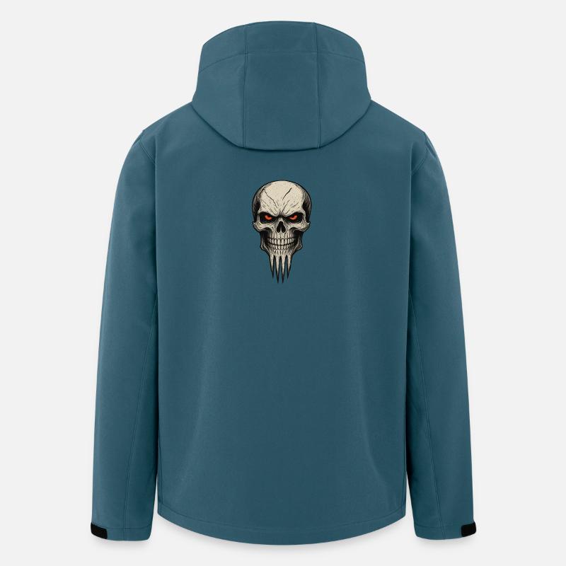 Zombie Skull Albtraum - Recycelte Männer Softshell-Jacke Discoverer von Stanley/Stella - Dunkles Petrol