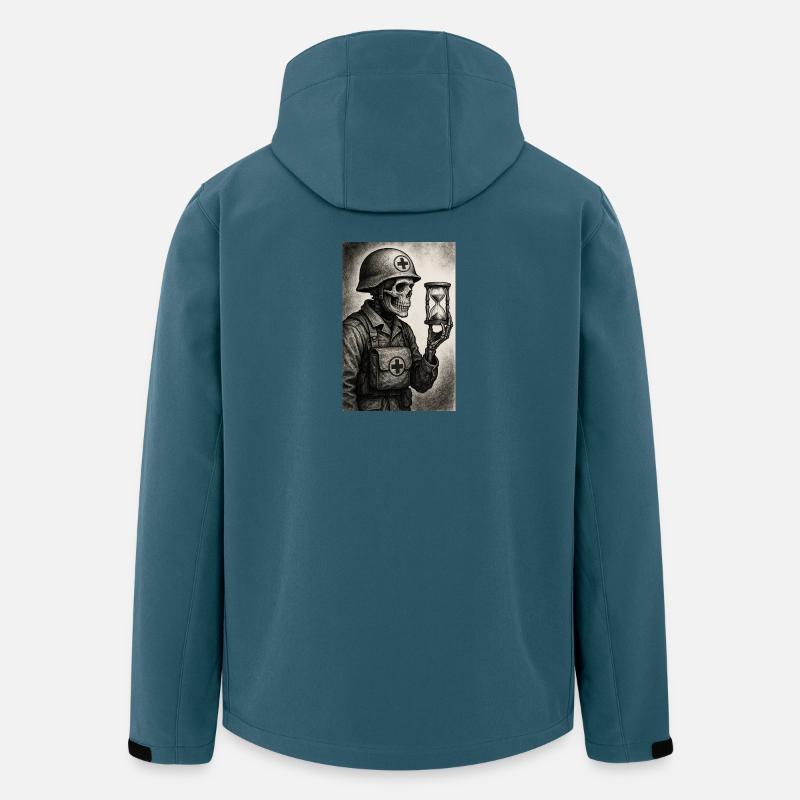 Mähdrescher der Zeit - Recycelte Männer Softshell-Jacke von Stanley/Stella - Dunkles Petrol