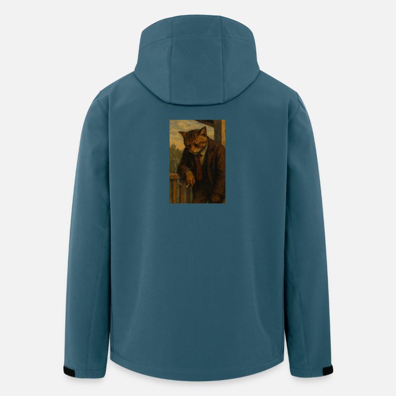 Es war ein langer Tag in einem langen Jahr - Recycelte Männer Softshell-Jacke von Stanley/Stella - Dunkles Petrol