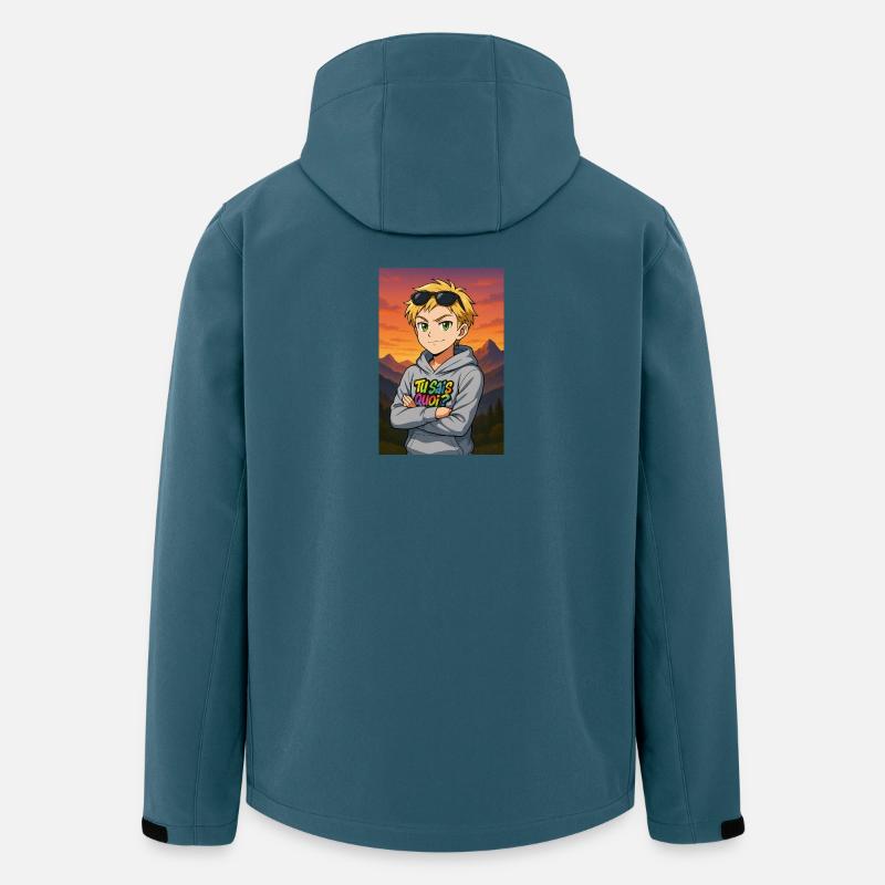 Berg-Abenteurer - Recycelte Männer Softshell-Jacke von Stanley/Stella - Dunkles Petrol