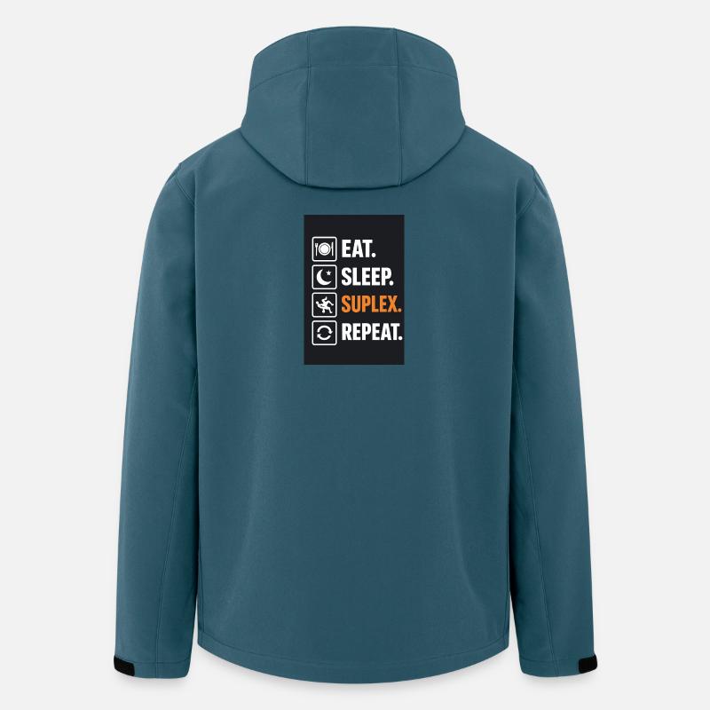 Suplex - Recycelte Männer Softshell-Jacke von Stanley/Stella - Dunkles Petrol