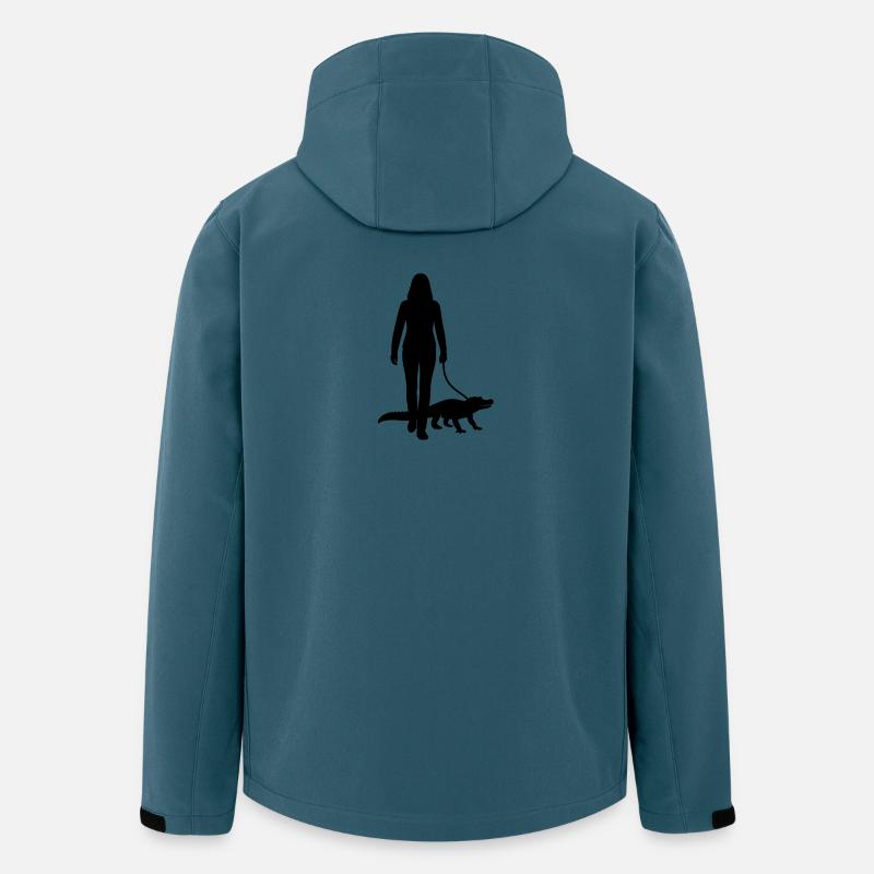 Crocodile on a leash - Men’s Recycled Softshell Jacket by Stanley/Stella - stargazer