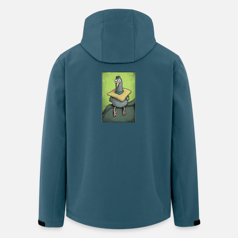Sir Gurrington est assis - Veste softshell homme en polyester recyclé Stanley/Stella - bleu pétrole foncé