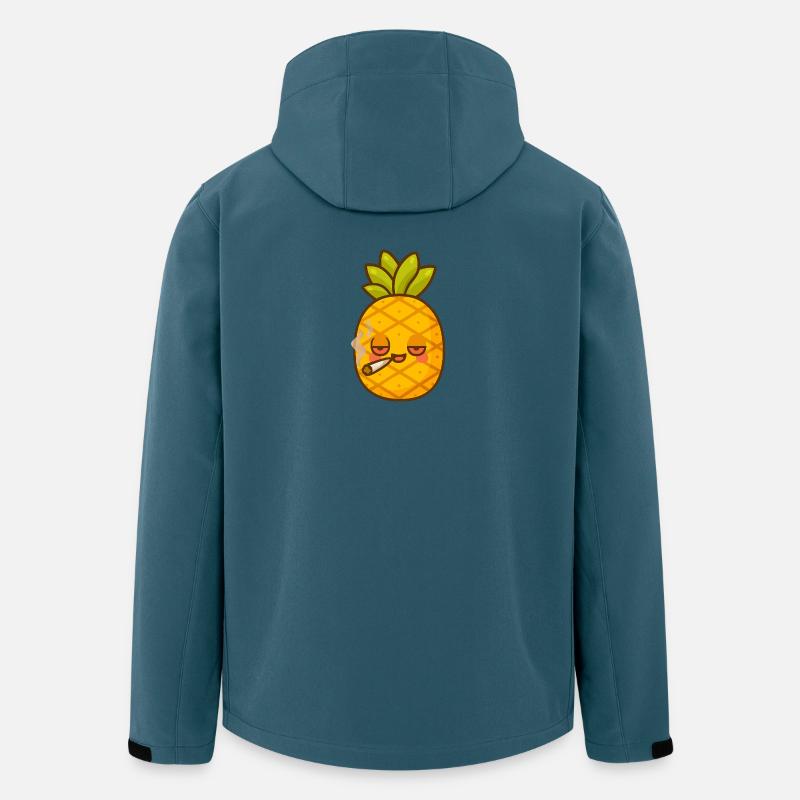 Crazy Pineapple Hazey  - Recycelte Männer Softshell-Jacke von Stanley/Stella - Dunkles Petrol