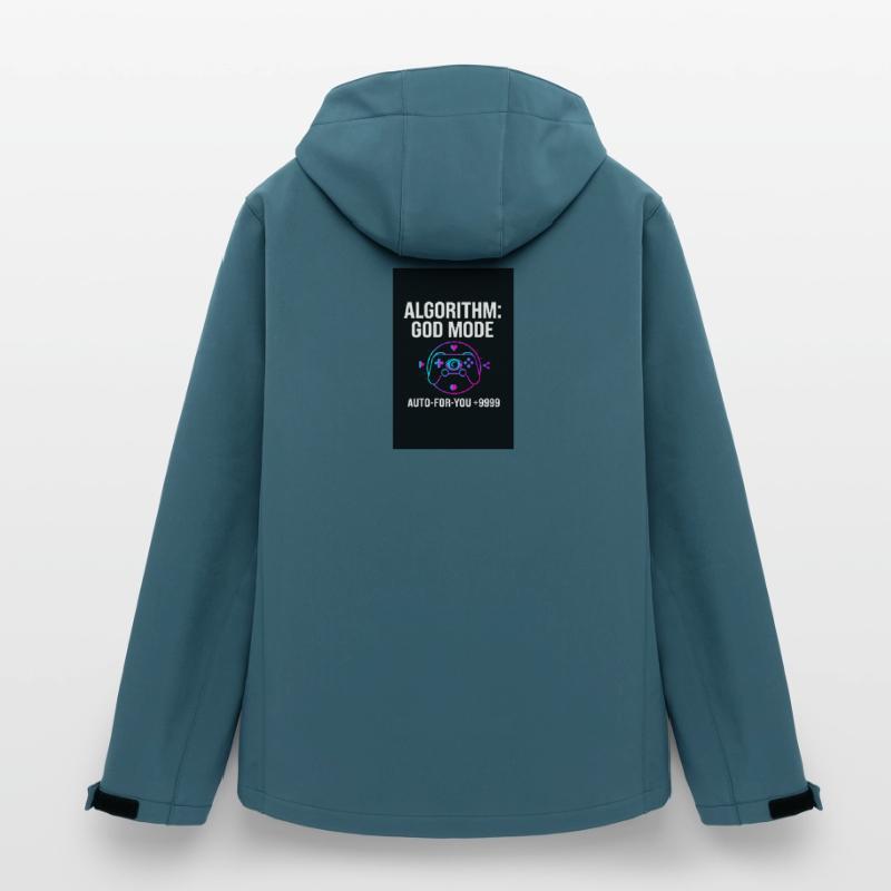 Algorithm God Mode Men’s Recycled Softshell Jacket by Stanley/Stella