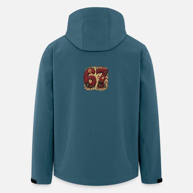 ZOMBIE SIXSEVEN - Recycelte Männer Softshell-Jacke von Stanley/Stella - Dunkles Petrol