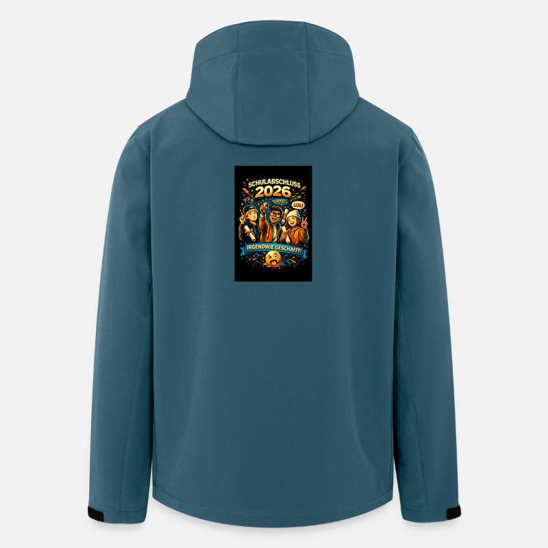 Schulabschluss 2026 Shirt – Lustiges Abschluss T-S - Recycelte Männer Softshell-Jacke von Stanley/Stella - Dunkles Petrol