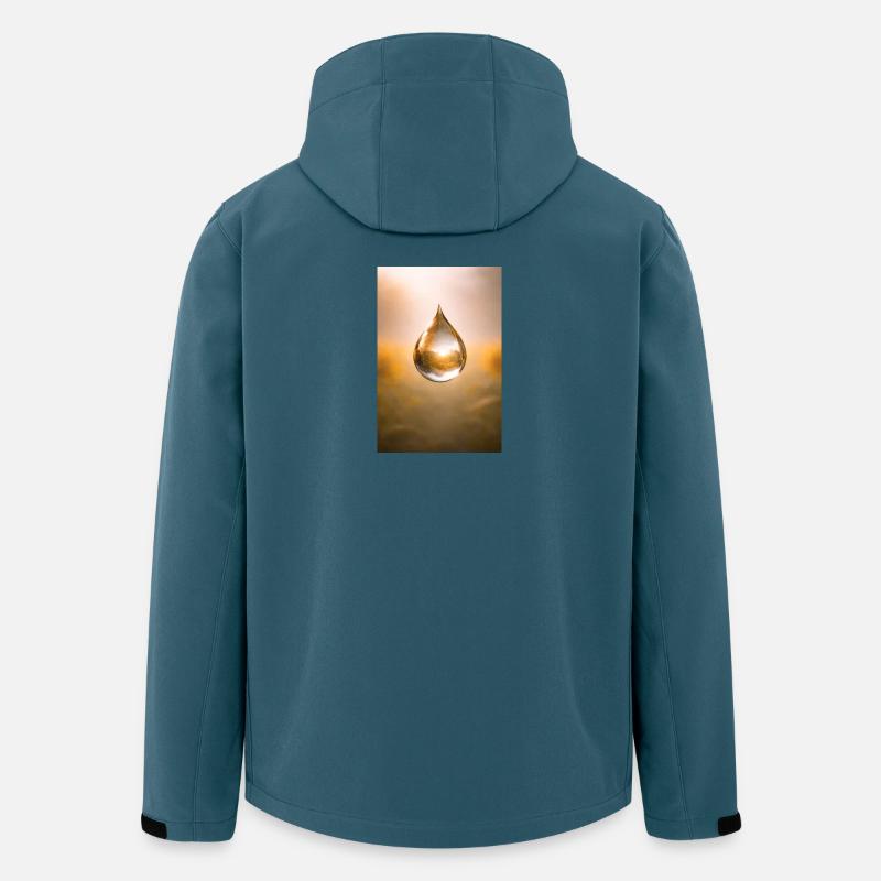 Transcendence - Recycelte Männer Softshell-Jacke von Stanley/Stella - Dunkles Petrol