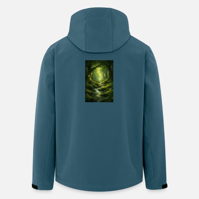 Mystical Forest - Men’s Recycled Softshell Jacket by Stanley/Stella - stargazer