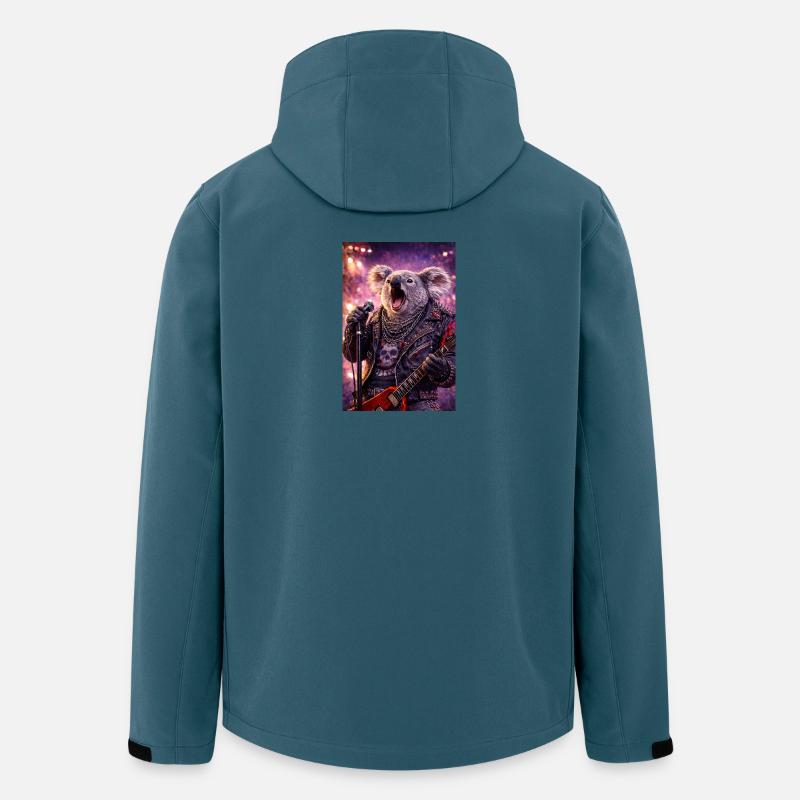 RockyZoo2 - Recycelte Männer Softshell-Jacke von Stanley/Stella - Dunkles Petrol