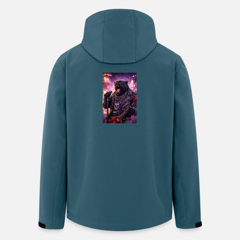 RockyZoo9 - Recycelte Männer Softshell-Jacke von Stanley/Stella - Dunkles Petrol
