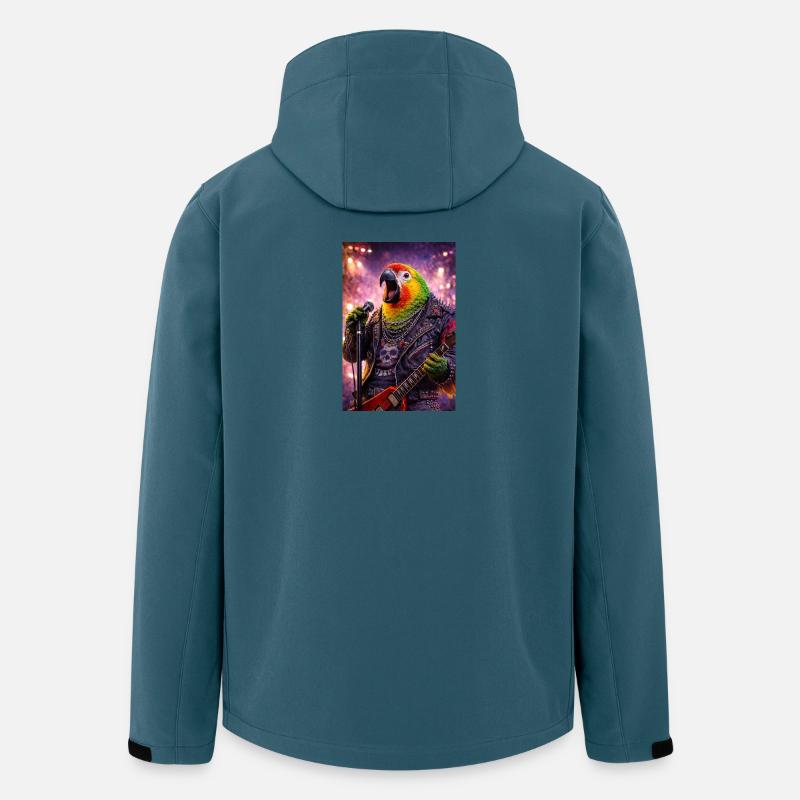 RockyZoo7 - Recycelte Männer Softshell-Jacke von Stanley/Stella - Dunkles Petrol