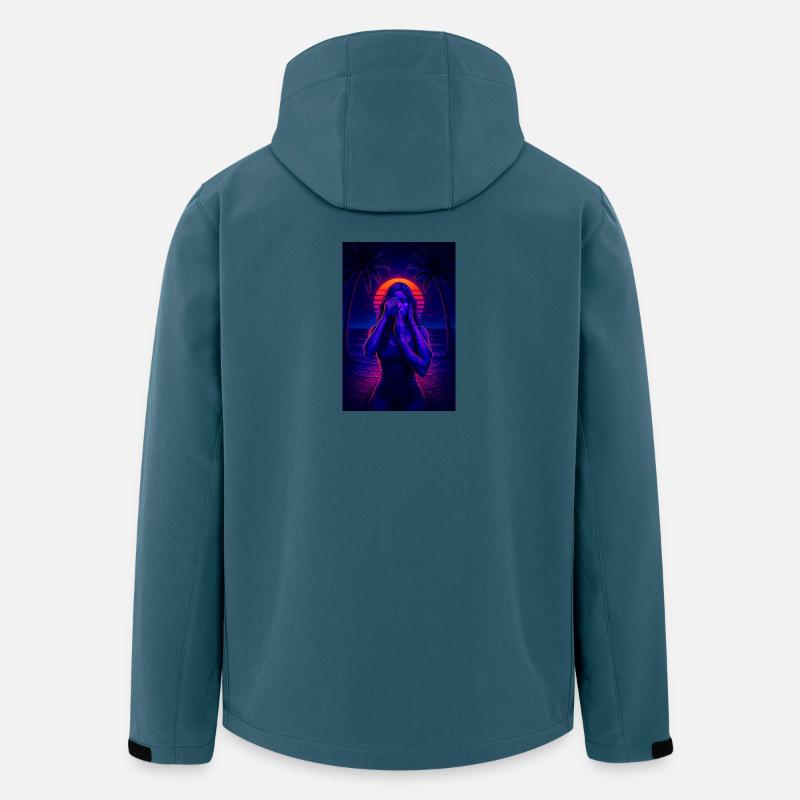 RockyZoo21 - Recycelte Männer Softshell-Jacke von Stanley/Stella - Dunkles Petrol