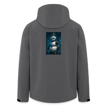RockyZoo21 - Men’s Recycled Softshell Jacket by Stanley/Stella - stargazer - Back - AI Model Male 185 light (185cm)