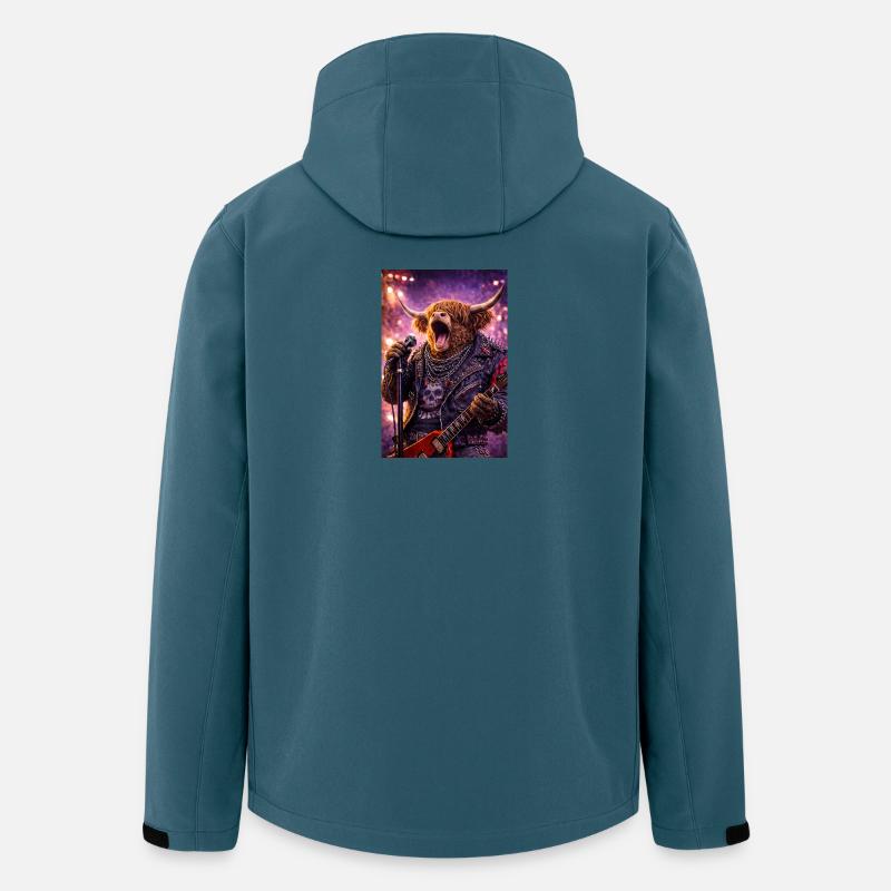 RockyZoo33 - Recycelte Männer Softshell-Jacke von Stanley/Stella - Dunkles Petrol