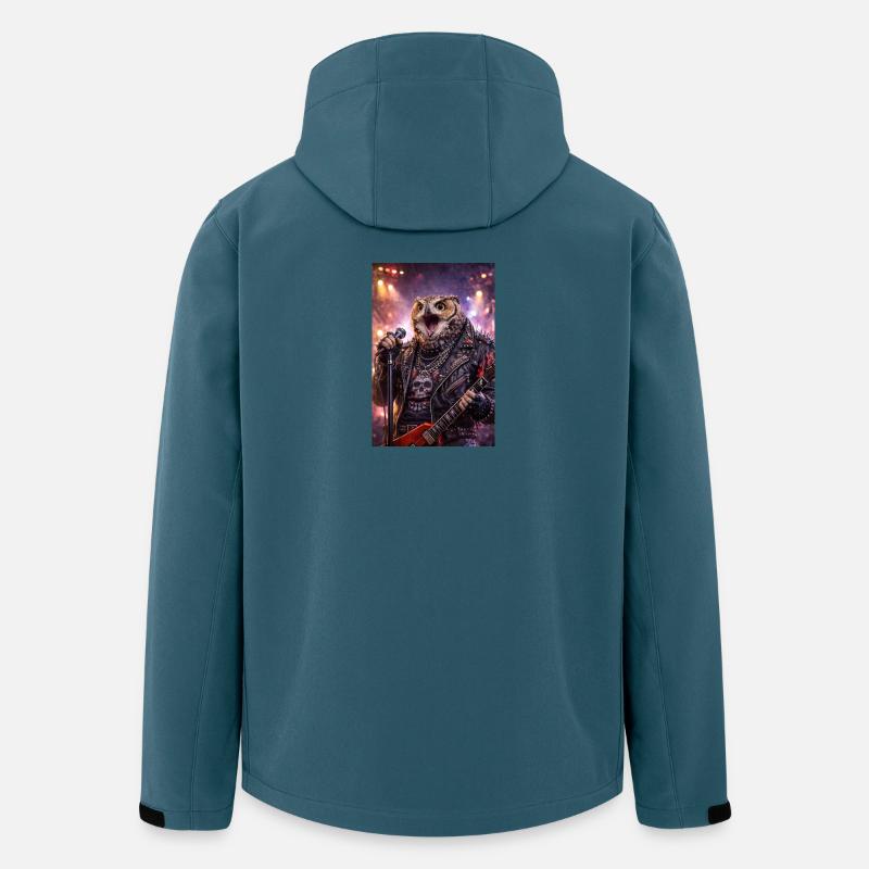 RockyZoo49 - Recycelte Männer Softshell-Jacke von Stanley/Stella - Dunkles Petrol