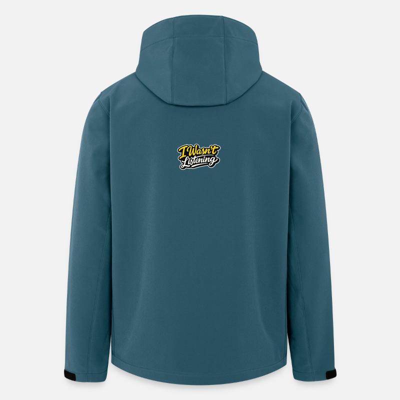 Je n’ai pas écouté - Veste softshell homme en polyester recyclé Stanley/Stella - bleu pétrole foncé