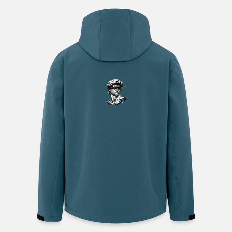 Baroque de bug de buste - Veste softshell homme en polyester recyclé Stanley/Stella - bleu pétrole foncé