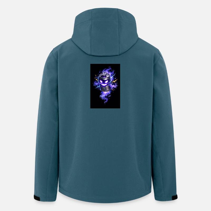 Violette Spukkanone Halloween - Veste softshell homme en polyester recyclé Stanley/Stella - bleu pétrole foncé