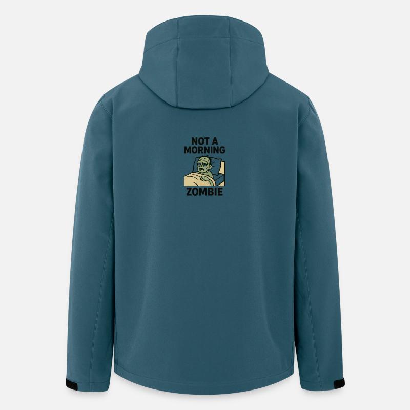 Kein Morgen Zombie - Recycelte Männer Softshell-Jacke von Stanley/Stella - Dunkles Petrol