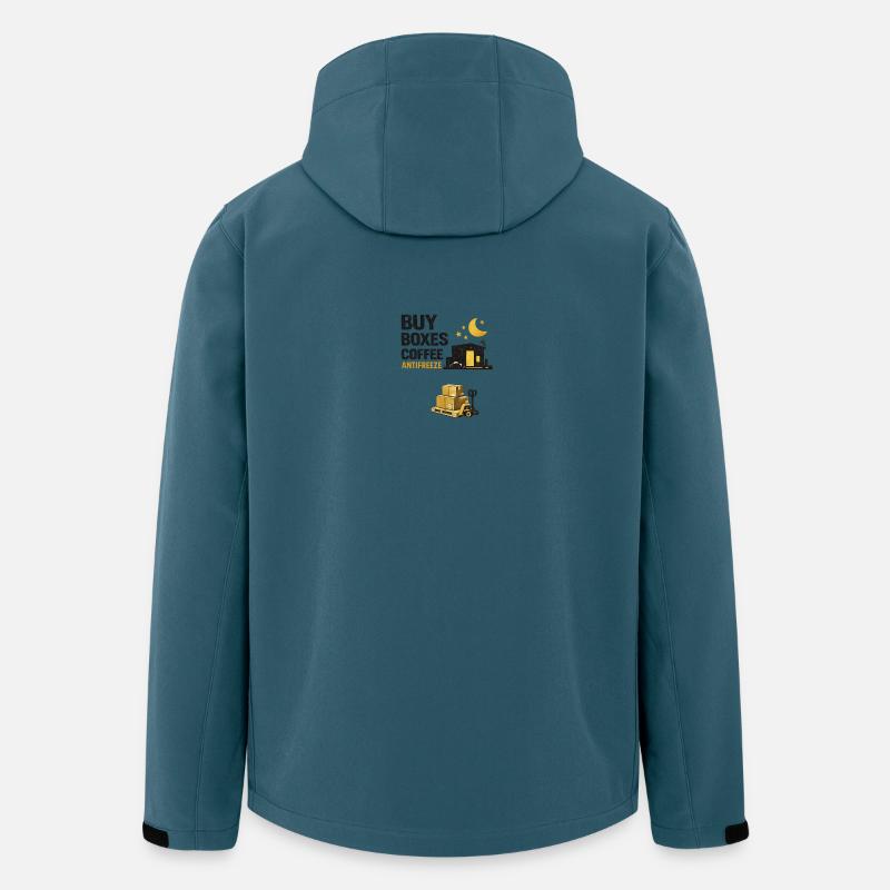 Night Shift Boxes Coffee Antifreeze - Men’s Recycled Softshell Jacket by Stanley/Stella - stargazer