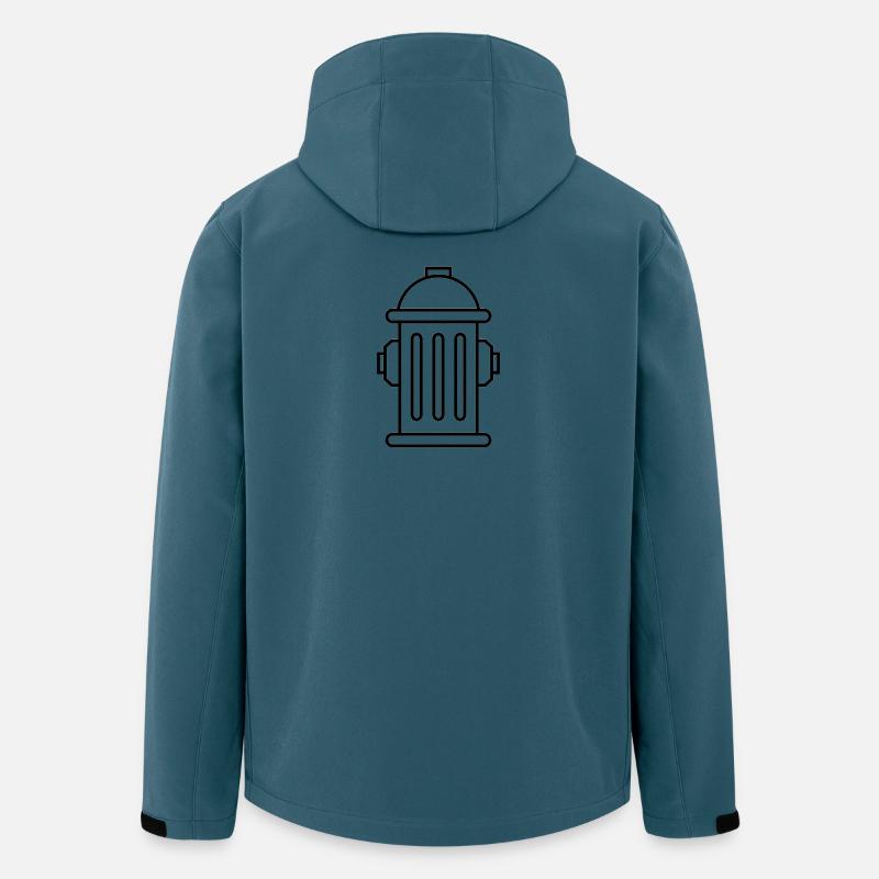 Hydrant - Recycelte Männer Softshell-Jacke von Stanley/Stella - Dunkles Petrol