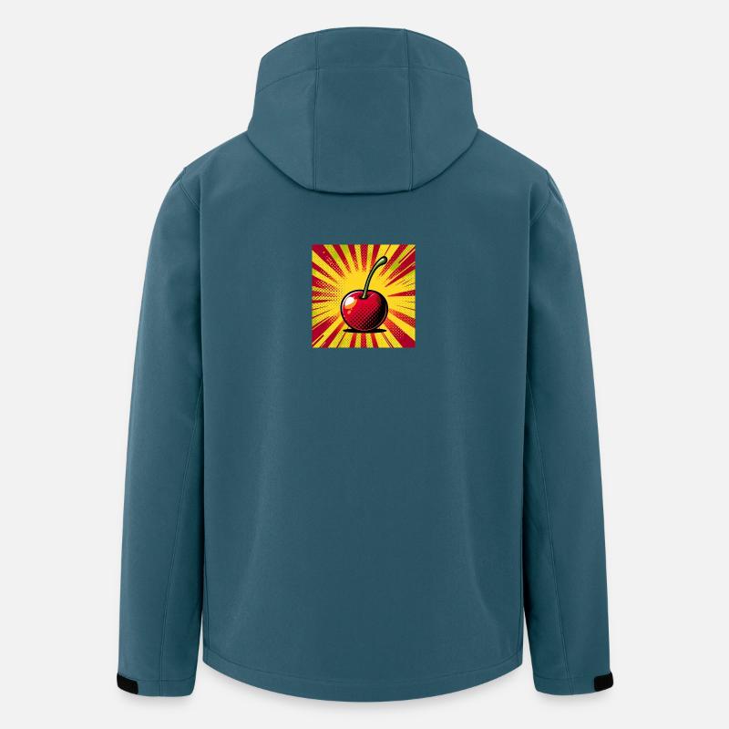 Kirsche 2 - Recycelte Männer Softshell-Jacke von Stanley/Stella - Dunkles Petrol