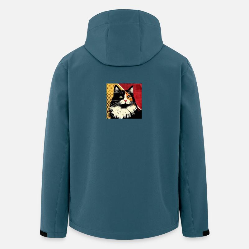 Kat 1 2 - Recycelte Männer Softshell-Jacke von Stanley/Stella - Dunkles Petrol