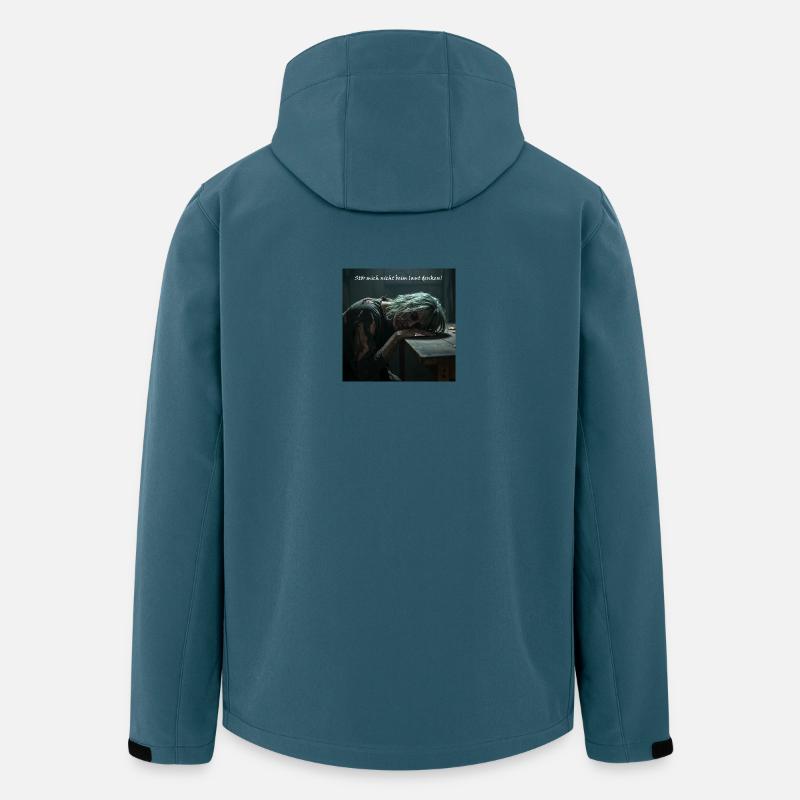 Don't interfere with thinking! - Men’s Recycled Softshell Jacket by Stanley/Stella - stargazer