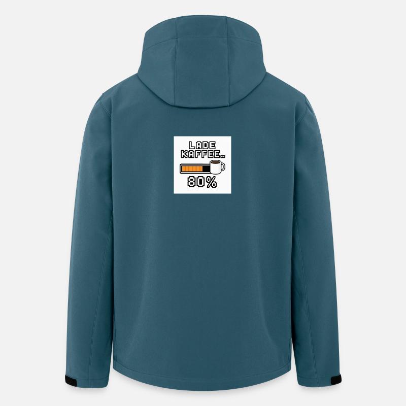 Charger le café 80 % - Veste softshell homme en polyester recyclé Stanley/Stella - bleu pétrole foncé