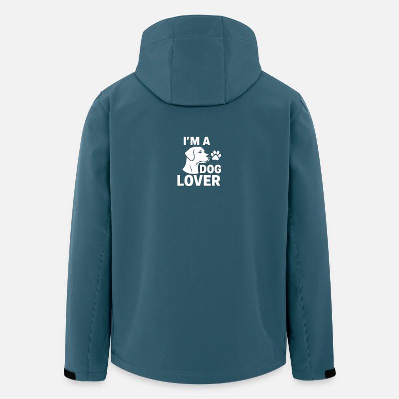 I’m a Dog Lover 🐾 - Men’s Recycled Softshell Jacket by Stanley/Stella - stargazer