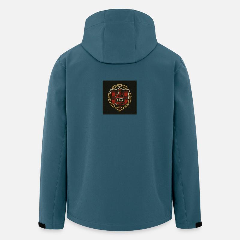 Der Schild von GessælL - Recycelte Männer Softshell-Jacke von Stanley/Stella - Dunkles Petrol