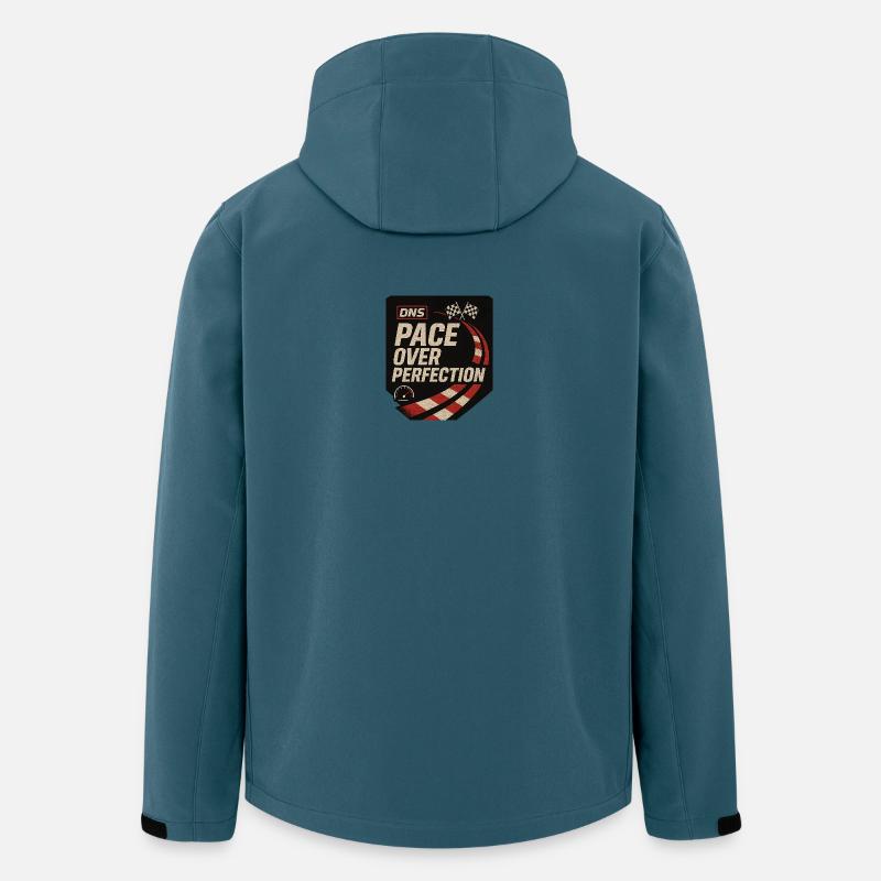 DNS Pace Over Perfection - Recycelte Männer Softshell-Jacke von Stanley/Stella - Dunkles Petrol