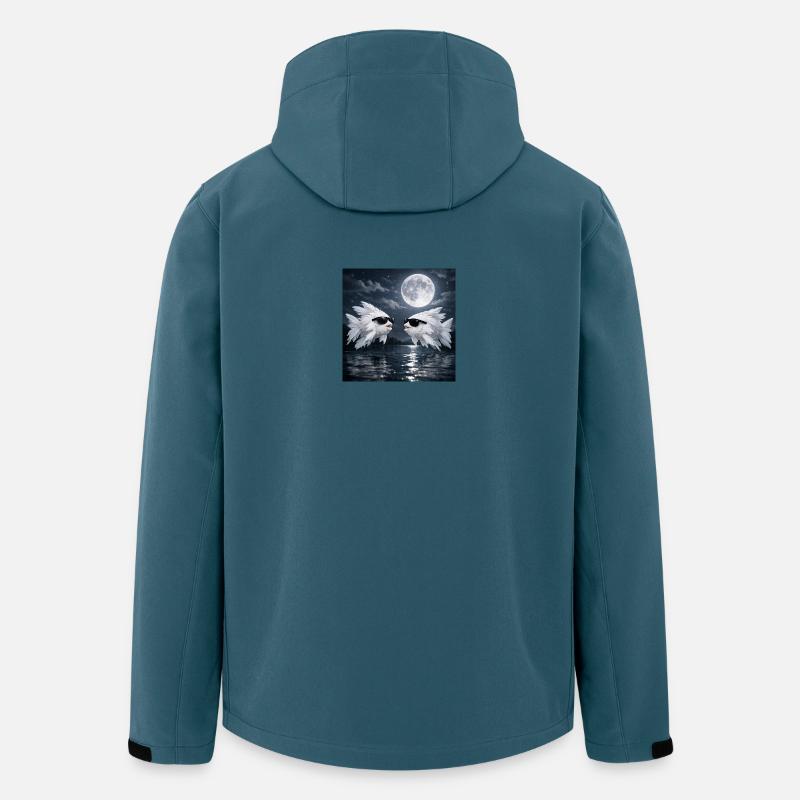 Federfisch - Recycelte Männer Softshell-Jacke von Stanley/Stella - Dunkles Petrol