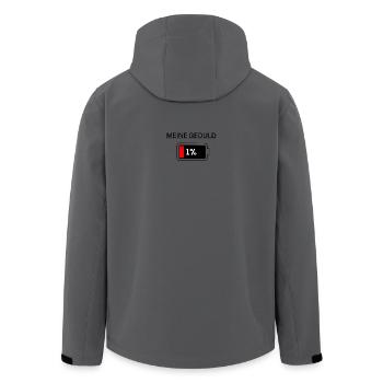 MA PATIENCE - Veste softshell homme en polyester recyclé Stanley/Stella -  - Dos - AI Model Male 185 light (185cm)