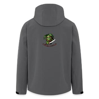 Ninja pastèque avec l’épée - Veste softshell homme en polyester recyclé Stanley/Stella - bleu pétrole foncé - Dos - AI Model Male 185 light (185cm)