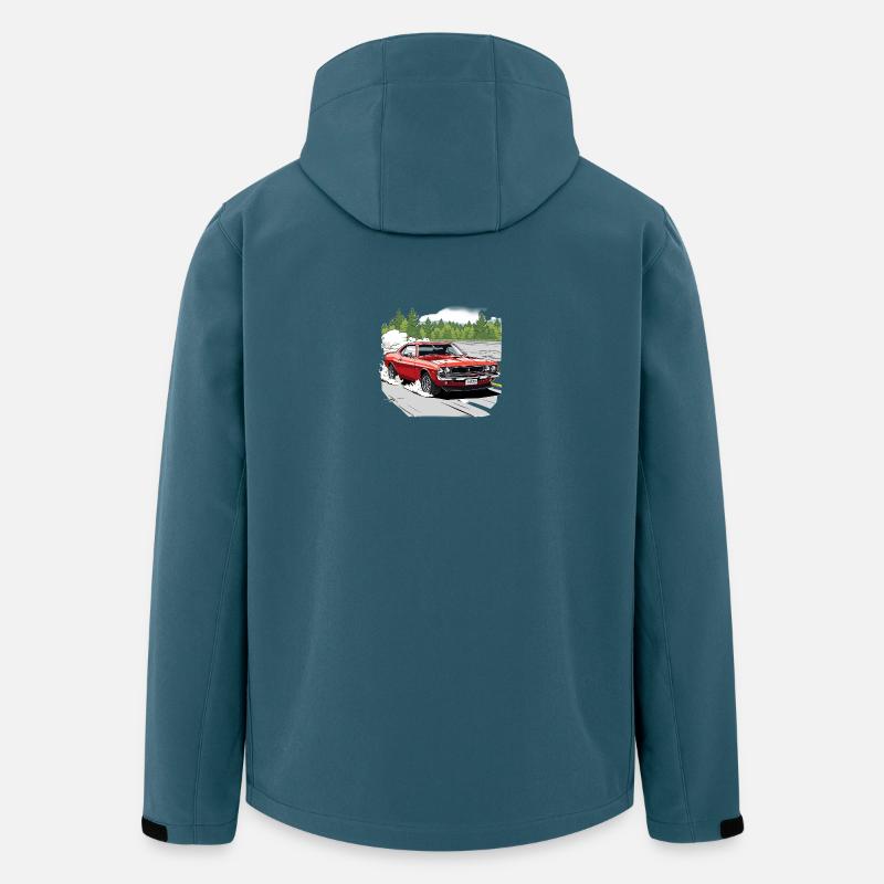 Classic car drift in red - Men’s Recycled Softshell Jacket by Stanley/Stella - stargazer