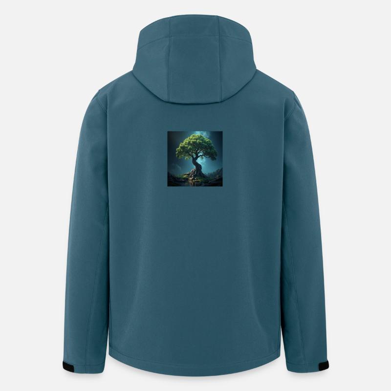 Colorful Tree of Life. - Men’s Recycled Softshell Jacket by Stanley/Stella - stargazer