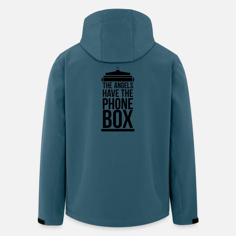 the angels have the phone box - Recycelte Männer Softshell-Jacke von Stanley/Stella - Dunkles Petrol