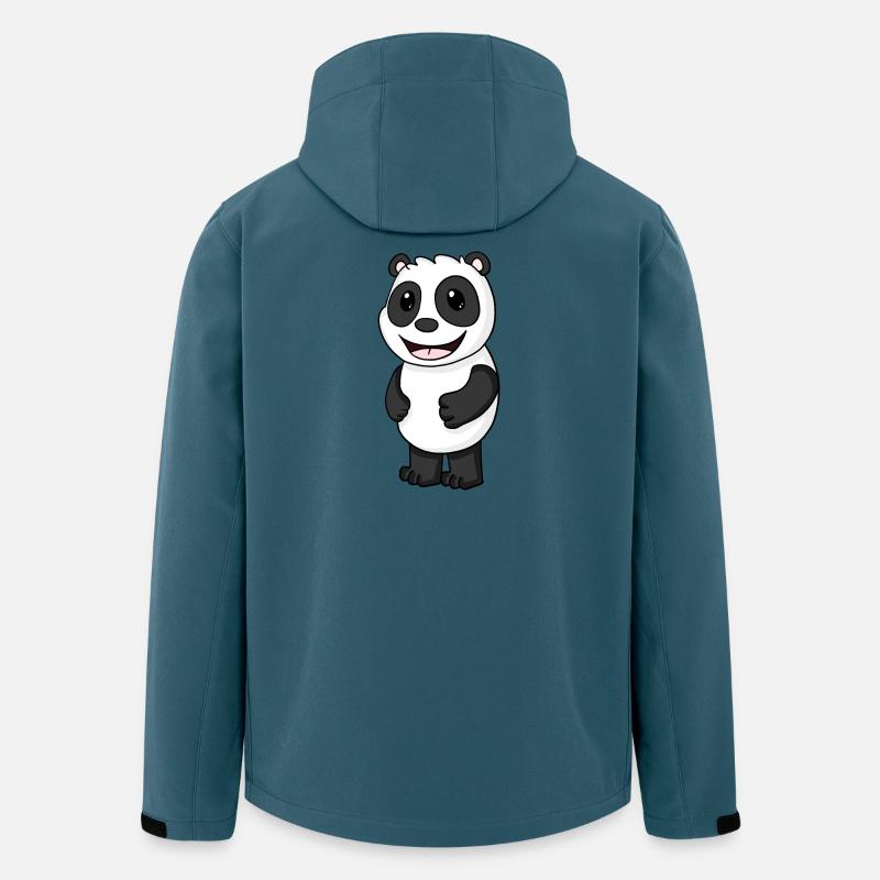 Panda Bear Cute - Men’s Recycled Softshell Jacket by Stanley/Stella - stargazer